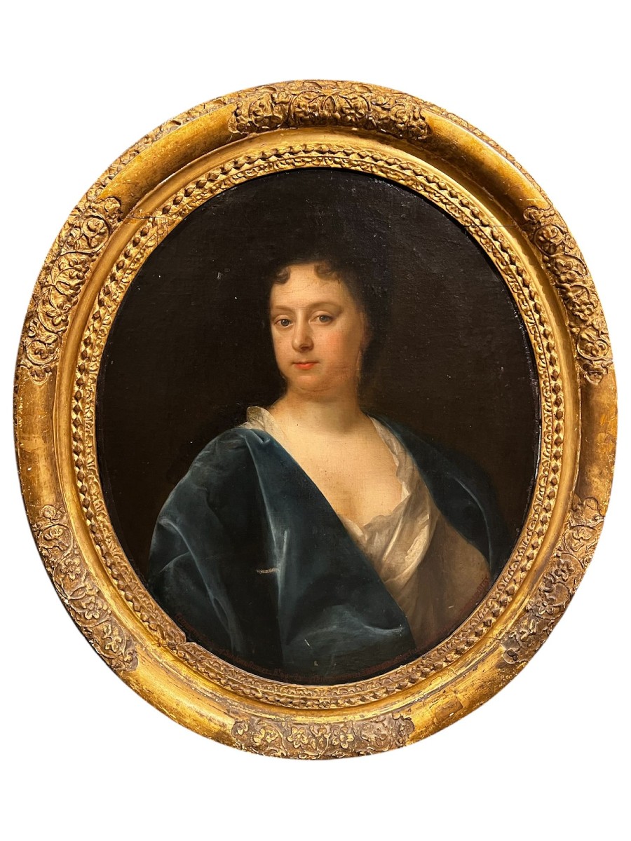 Dipinto ad olio di nobildonna