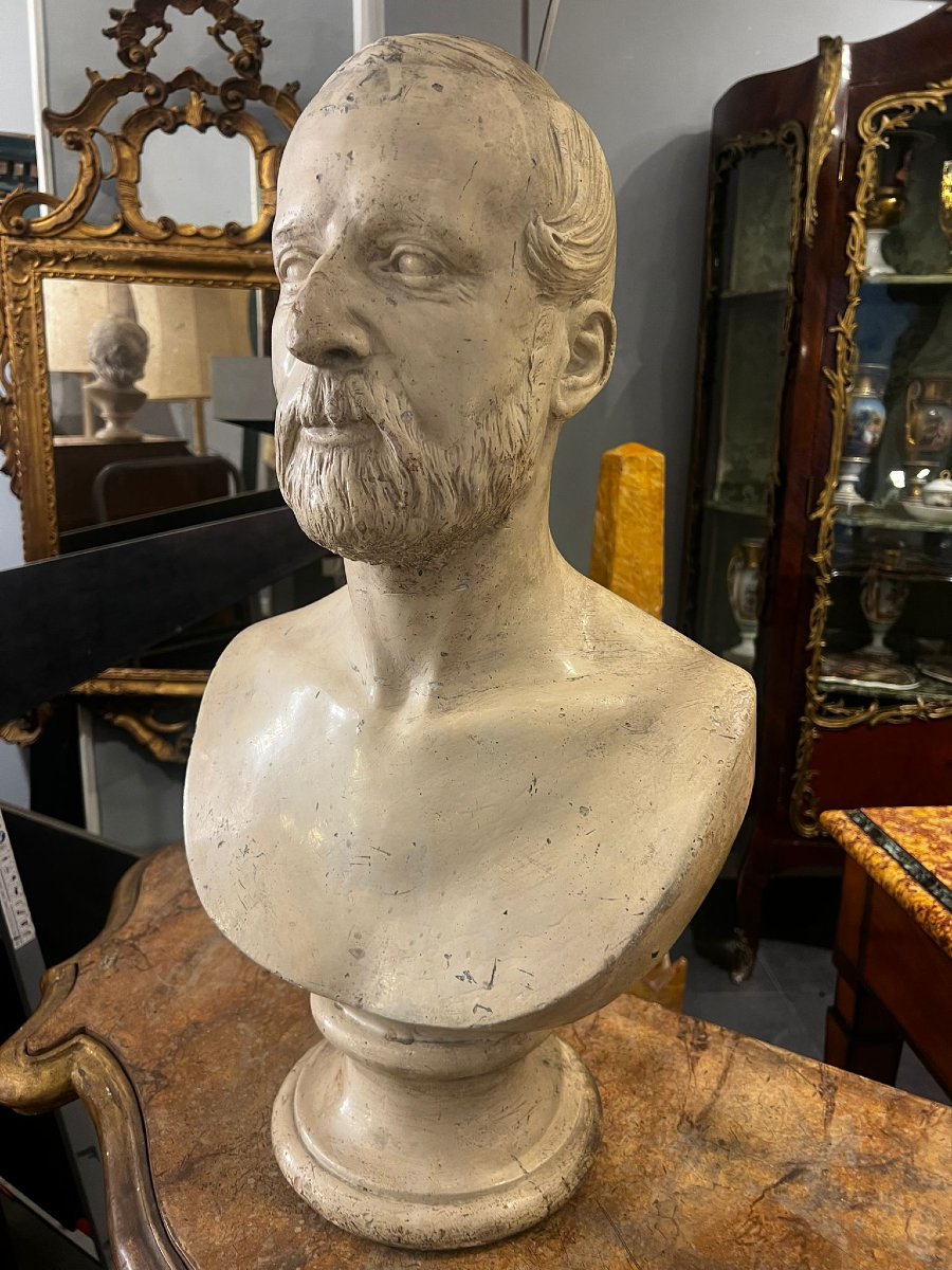 Busto virile in gesso-photo-2