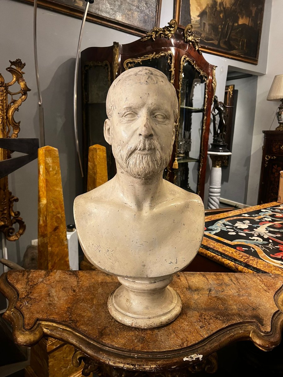 Busto virile in gesso-photo-4