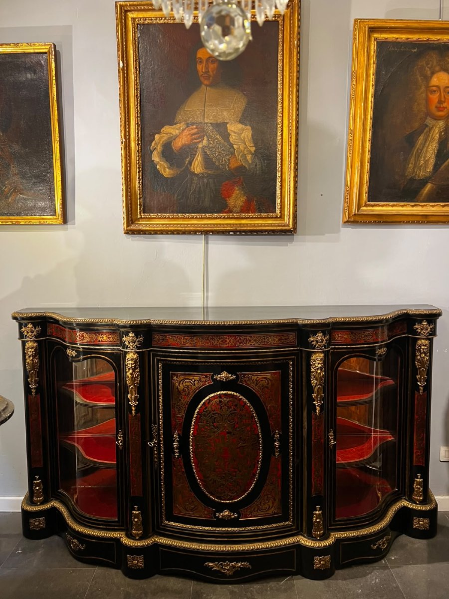 Credenza monumentale a tre sportelli-photo-4