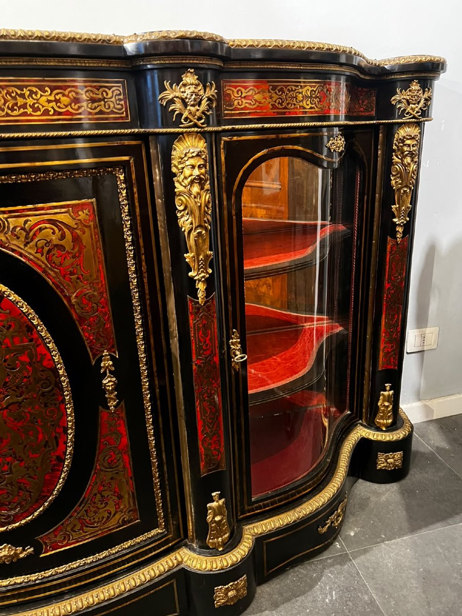Credenza monumentale a tre sportelli-photo-5