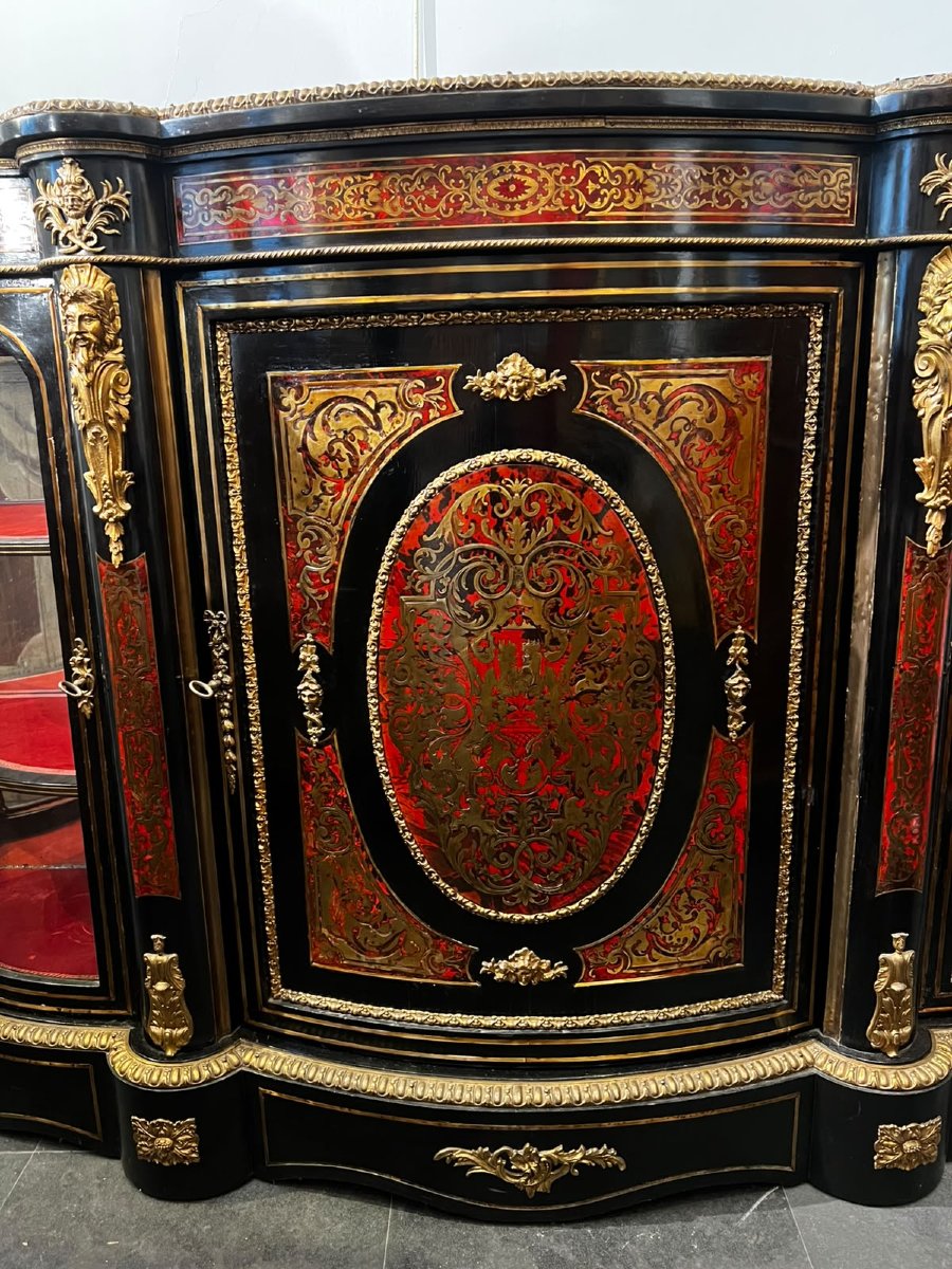 Credenza monumentale a tre sportelli-photo-6