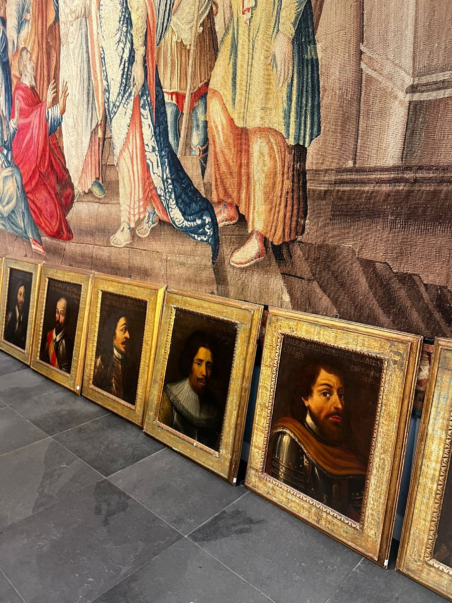 Composizione di ritratti XVIII secolo-photo-3