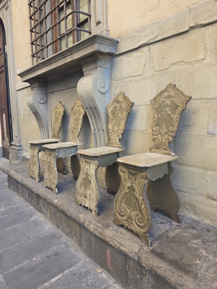 Set di sgabelli dipinti-photo-3