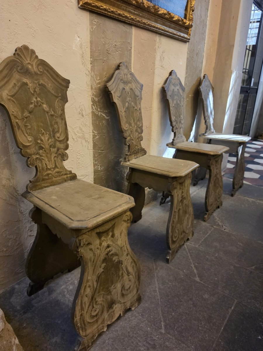 Set di sgabelli dipinti-photo-4