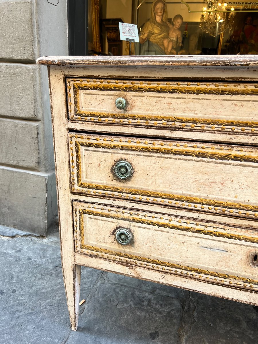 Cassettone laccato XVIII secolo-photo-3