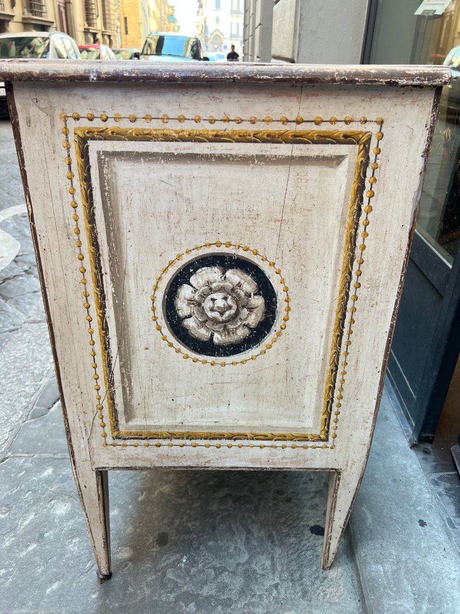 Cassettone laccato XVIII secolo-photo-4