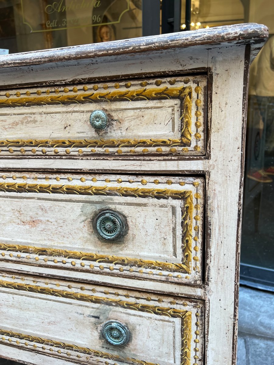 Cassettone laccato XVIII secolo-photo-2