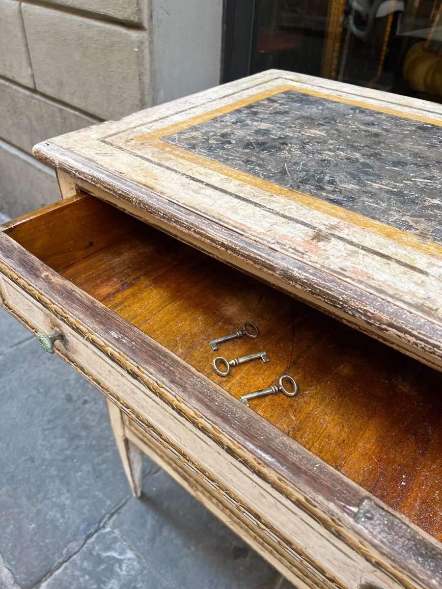 Cassettone laccato XVIII secolo-photo-4
