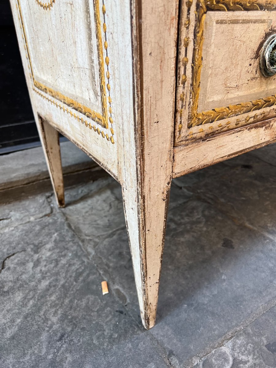 Cassettone laccato XVIII secolo-photo-5