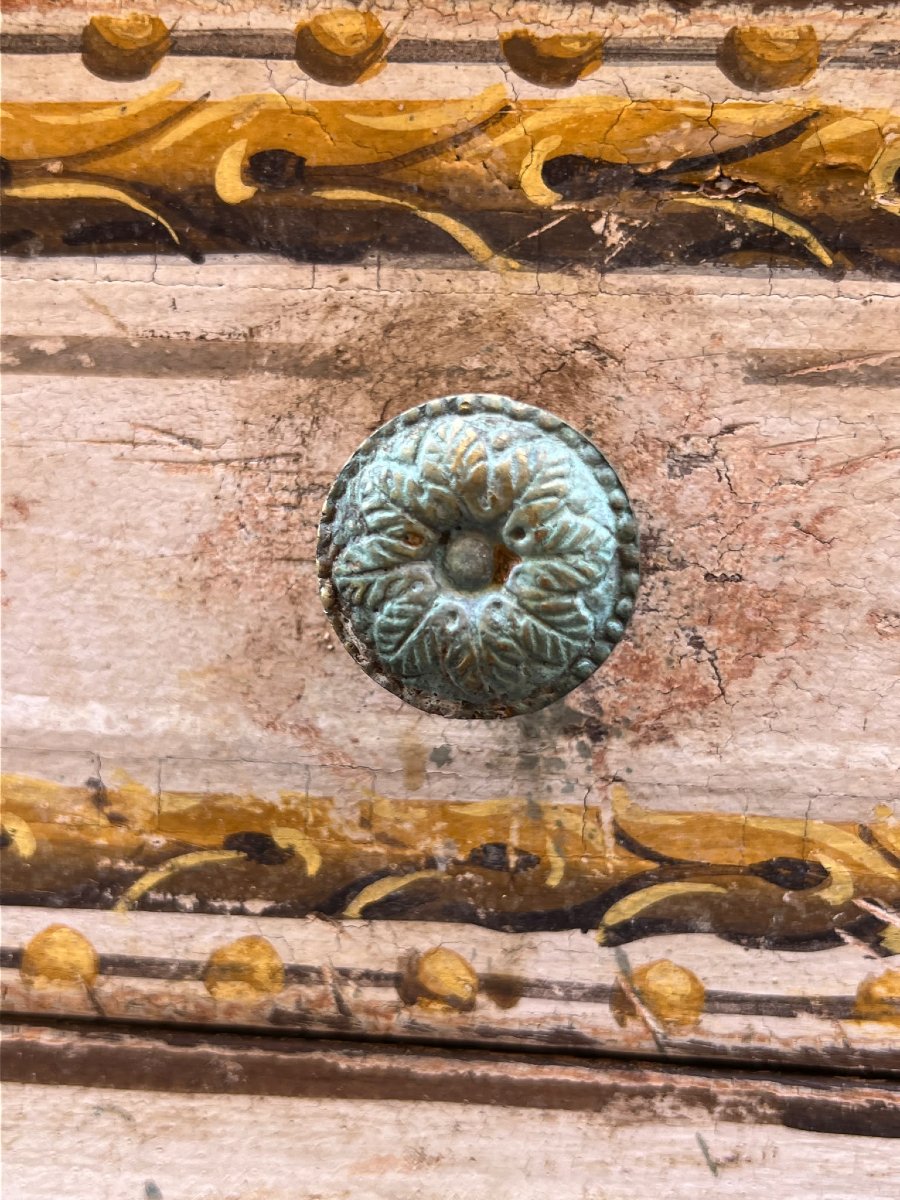 Cassettone laccato XVIII secolo-photo-7