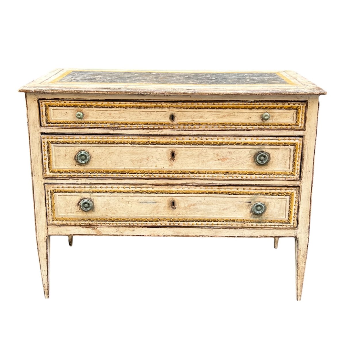 Cassettone laccato XVIII secolo