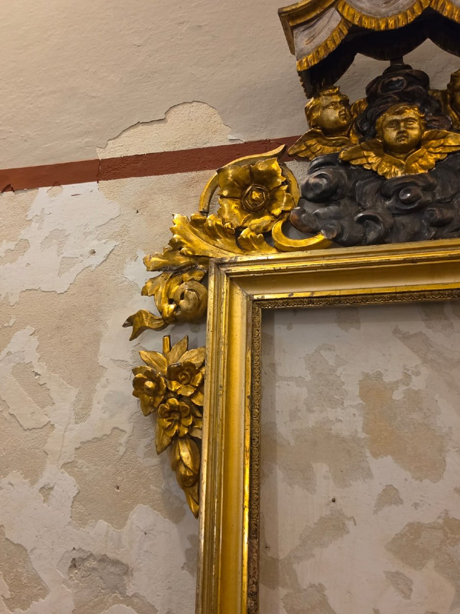 Cornice dorata e intagliata-photo-4