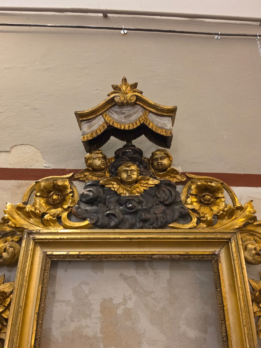 Cornice dorata e intagliata-photo-2