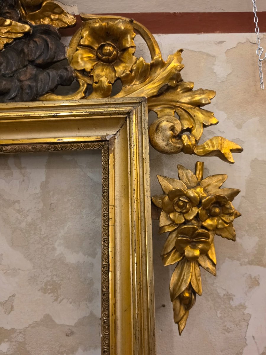 Cornice dorata e intagliata-photo-3