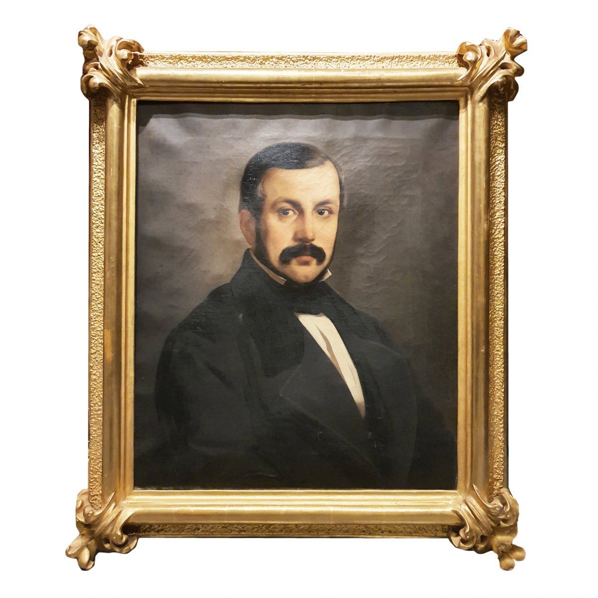 Portrait masculin italien du XIXe siècle-photo-2
