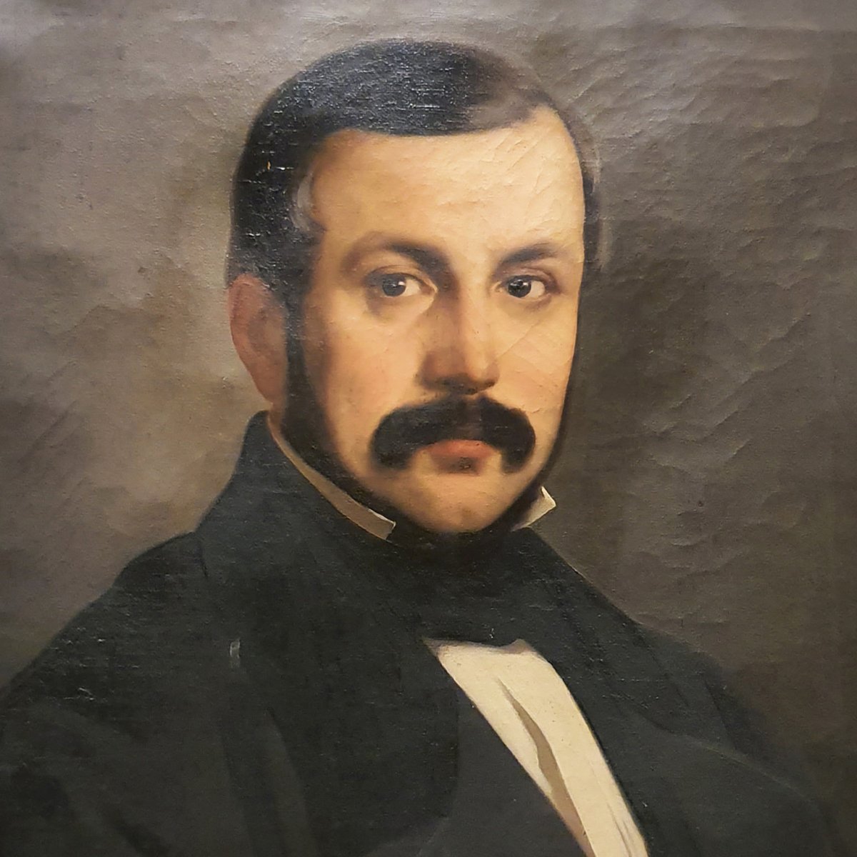 Portrait masculin italien du XIXe siècle-photo-3