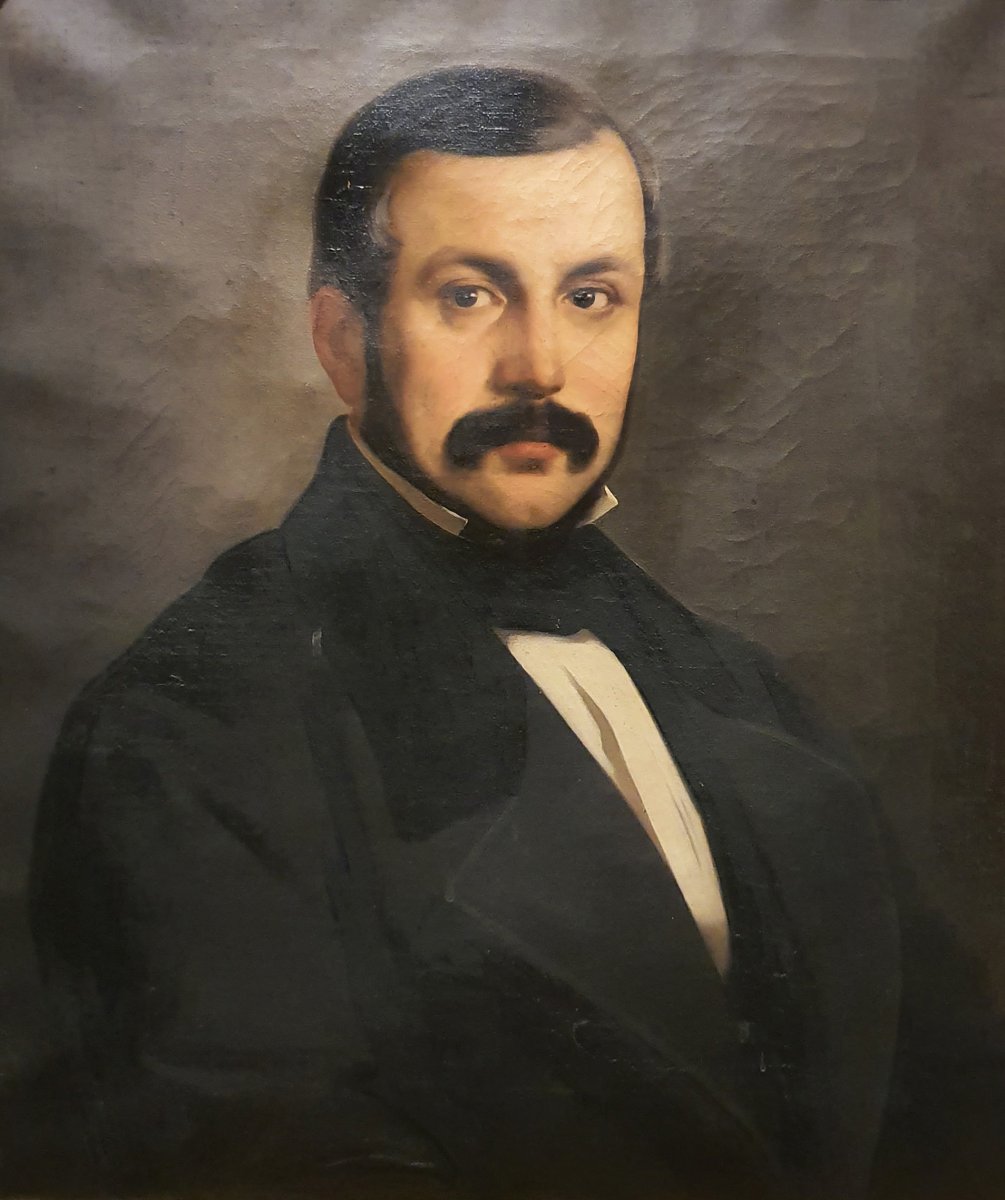 Portrait masculin italien du XIXe siècle