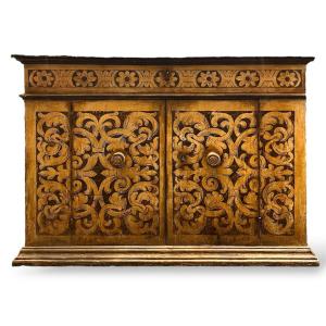 Credenza sagrestia in legno del XVIII secolo