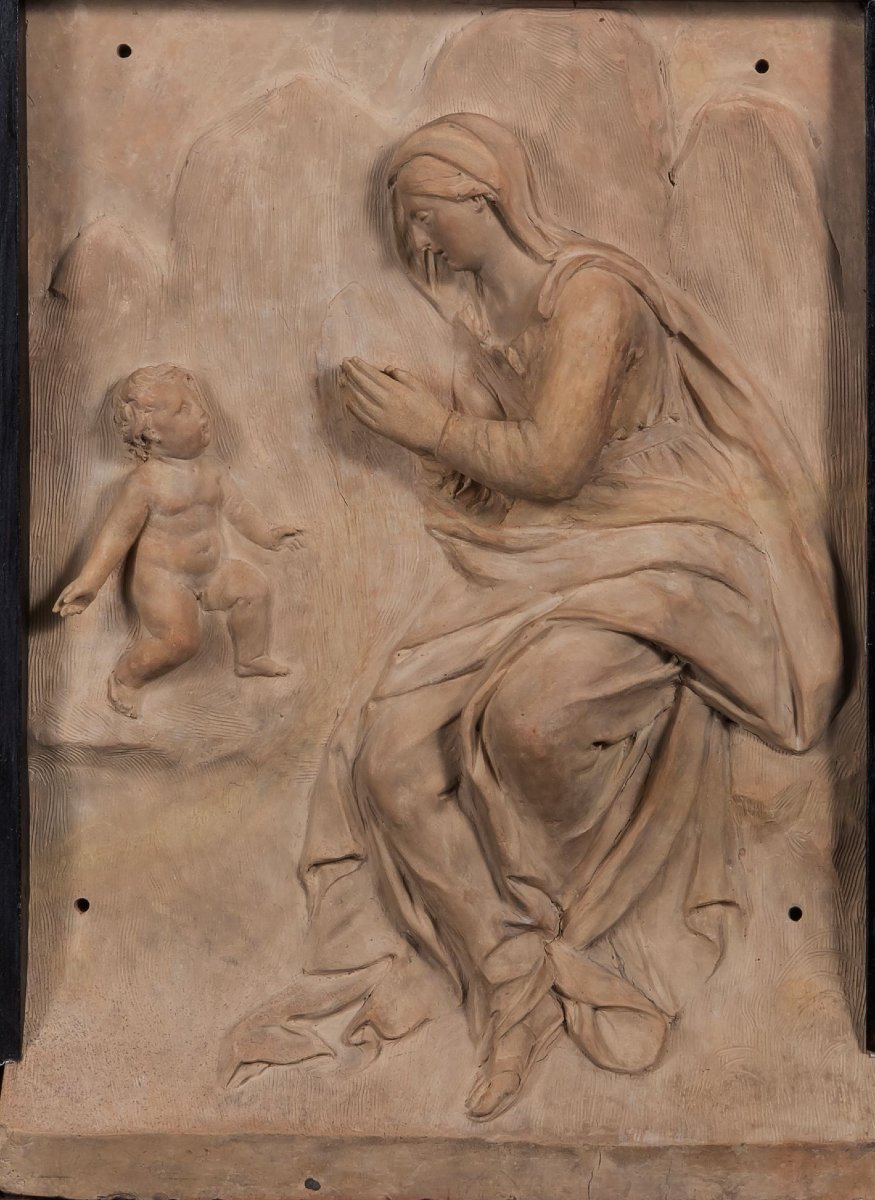 Anonimo emiliano del XVII secolo "Madonna della Ghiara"-photo-2
