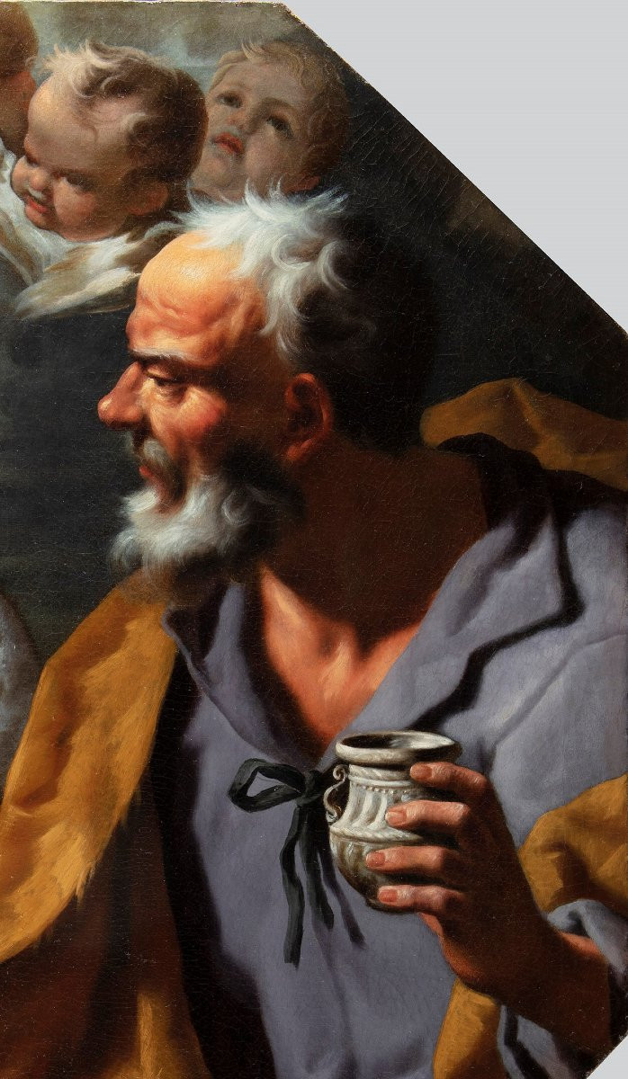 Alessandro Rosi (Firenze 1627-1697) "Sant'Agata curata da San Pietro"-photo-3