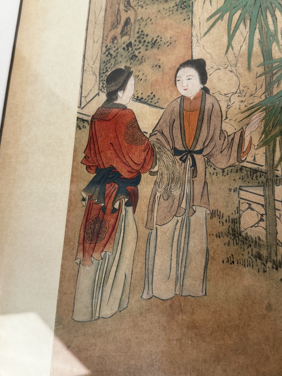 Coppia di dipinti, Cina, Dinastia Qing,  XVIII-XIX secolo-photo-4