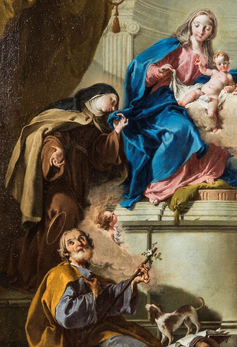 Giovanni Battista Pittoni, Madonna con il Bambino e Santi"-photo-4