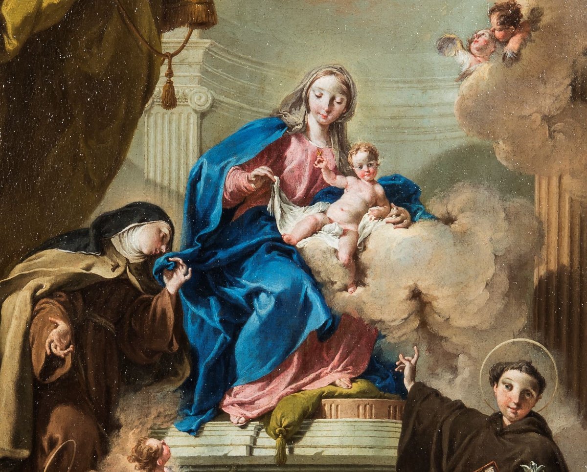Giovanni Battista Pittoni, Madonna con il Bambino e Santi"-photo-2