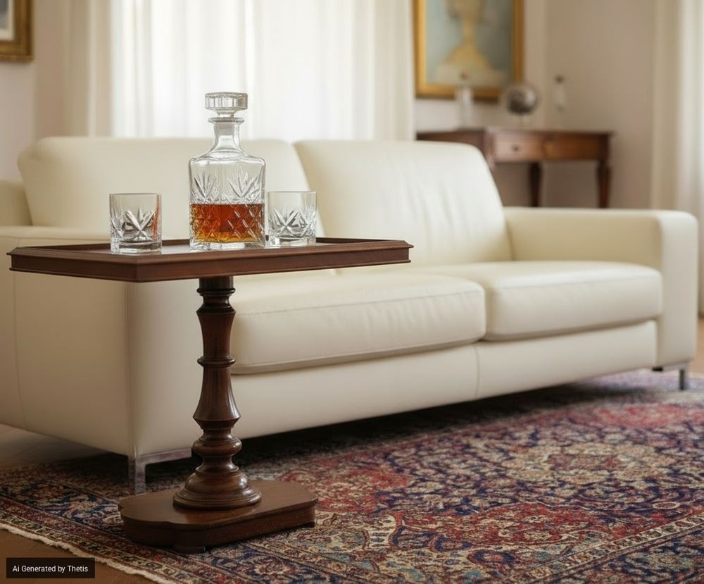 Tavolino in noce, XX secolo-photo-3