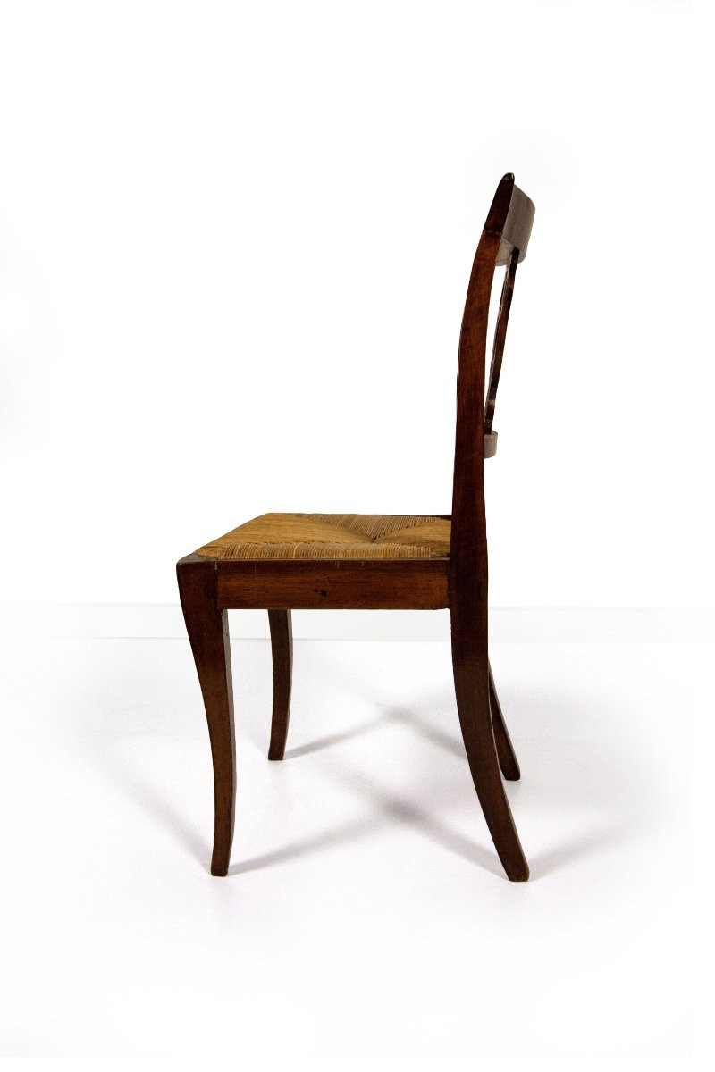 Quattro sedie in noce, Veneto, prima metà del XIX secolo-photo-2