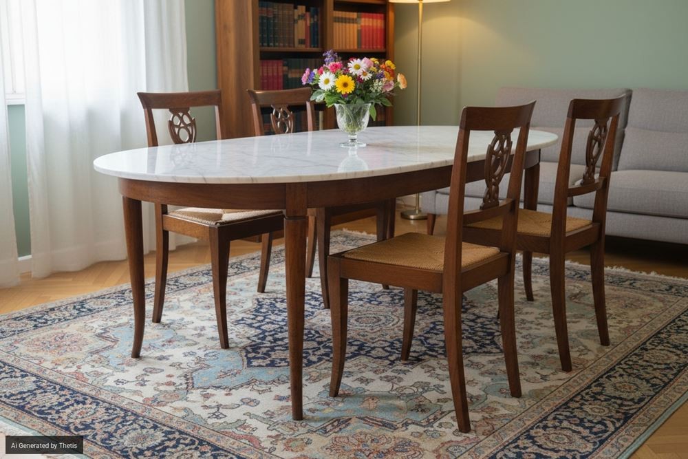 Quattro sedie in noce, Veneto, prima metà del XIX secolo-photo-4