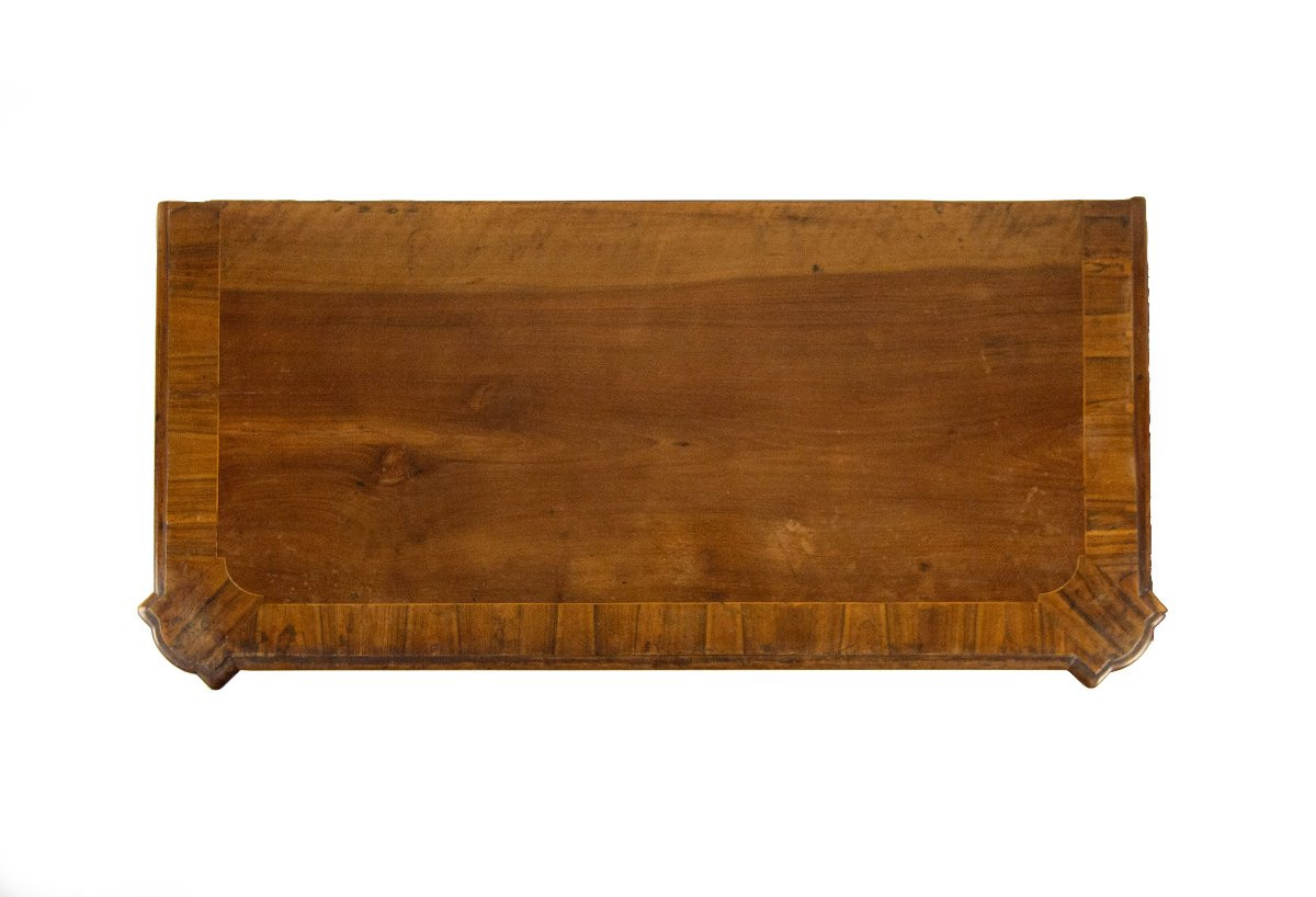 Cassettone lastronato in noce e radica, Lombardia, inizio del XVIII secolo-photo-2