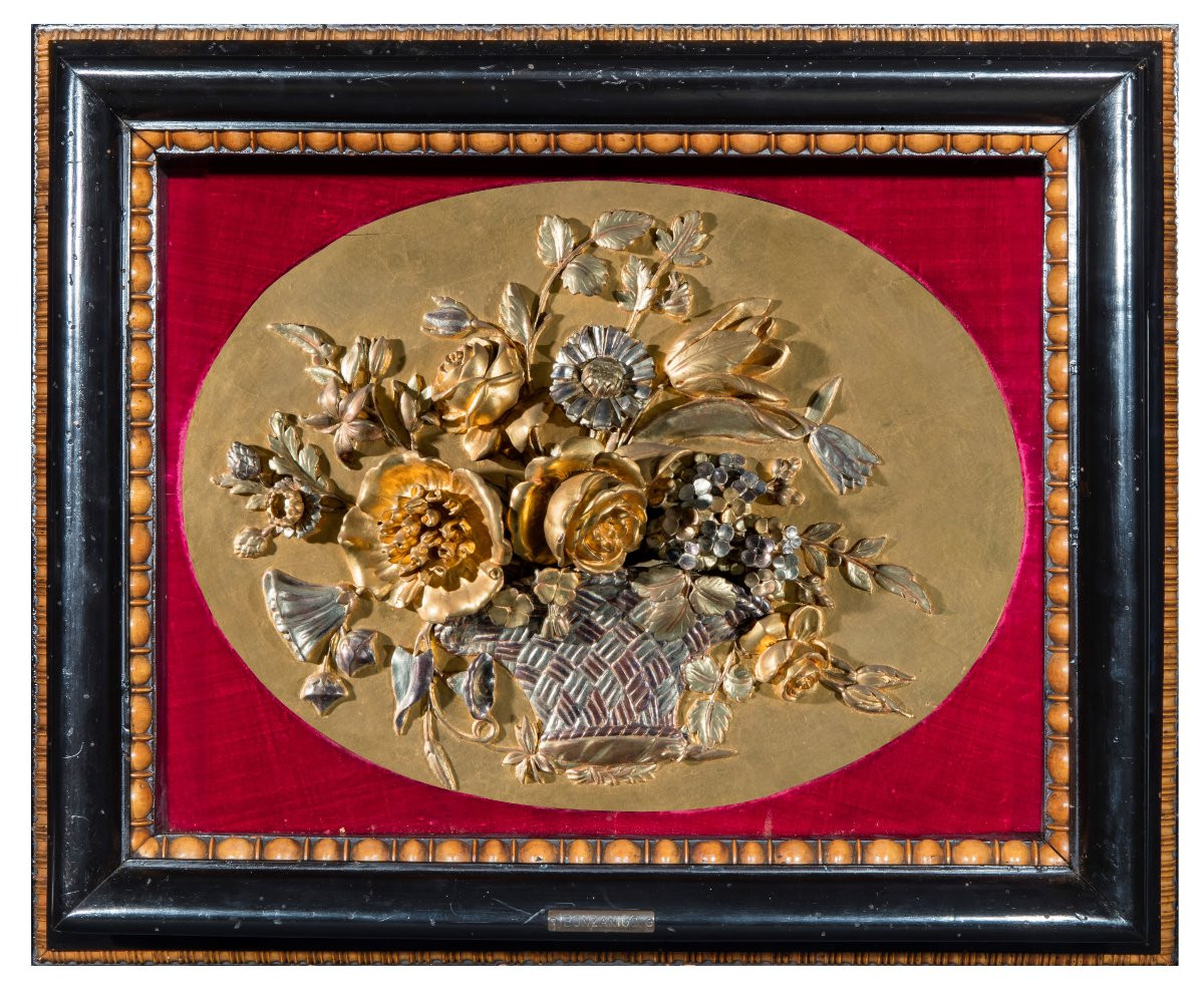 Quattro pannelli in legno scolpito, intagliato e dorato, Piemonte, inizi del XIX secolo,-photo-3