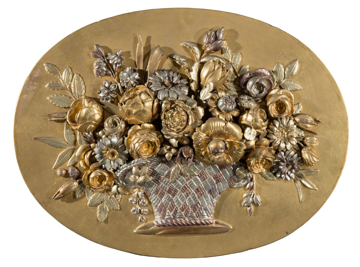 Quattro pannelli in legno scolpito, intagliato e dorato, Piemonte, inizi del XIX secolo,-photo-2