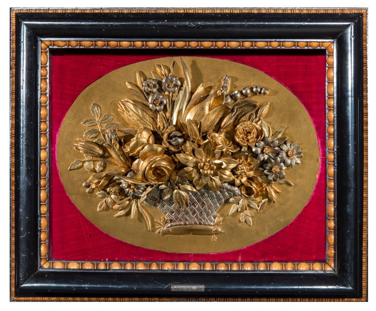 Quattro pannelli in legno scolpito, intagliato e dorato, Piemonte, inizi del XIX secolo,-photo-5