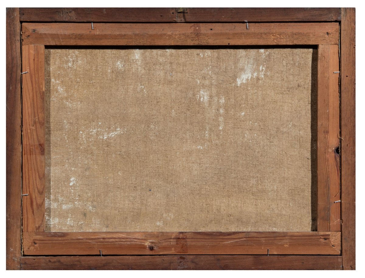 Pittore Lombardo della fine del XVIII /inizi del XIX secolo (maniera dei Raineri)  "Airone blu"-photo-1