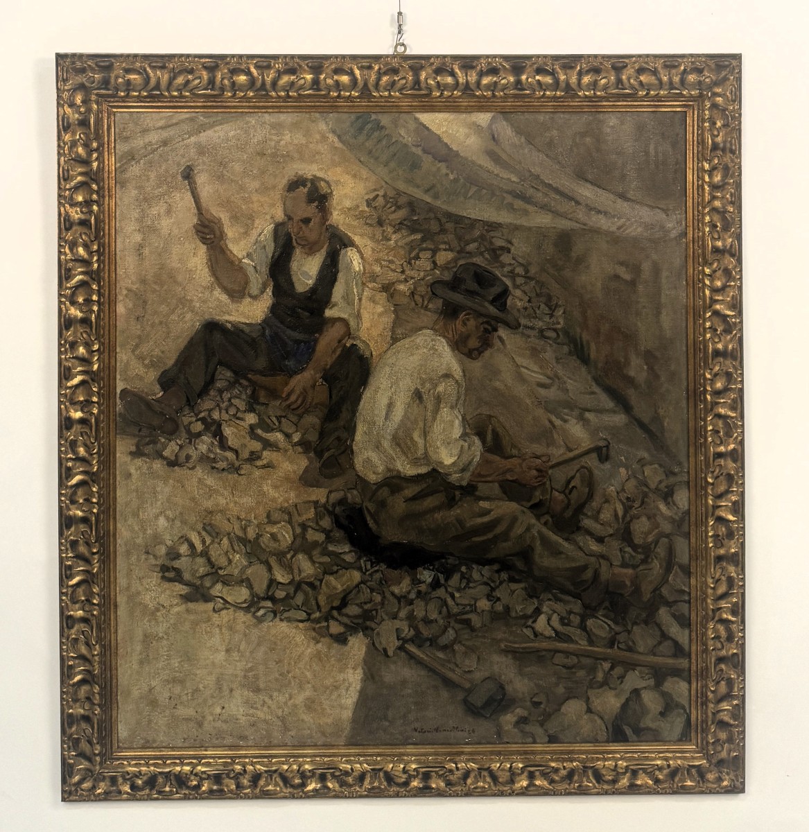 Vittorio Nomellini (Genova 1901 - Firenze 1965) "Operai"