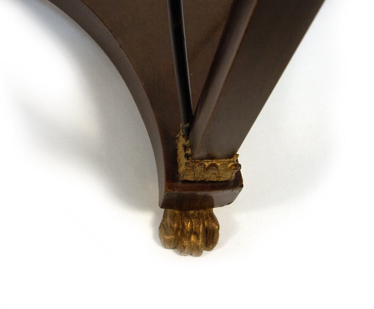 Coppia di gueridon in mogano, di gusto Impero, inizio XX secolo-photo-2