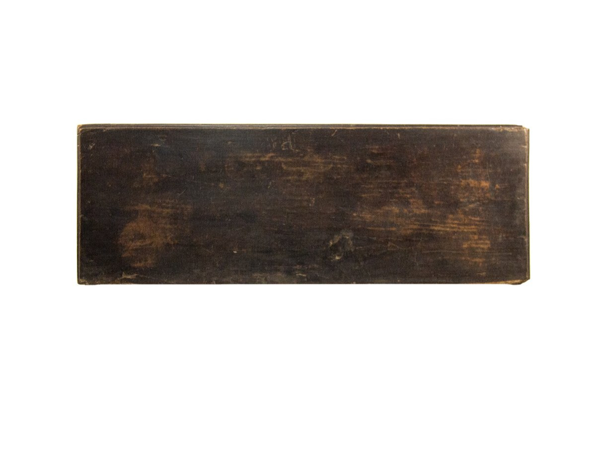 Cassapanca in noce e radica, XVII secolo-photo-1