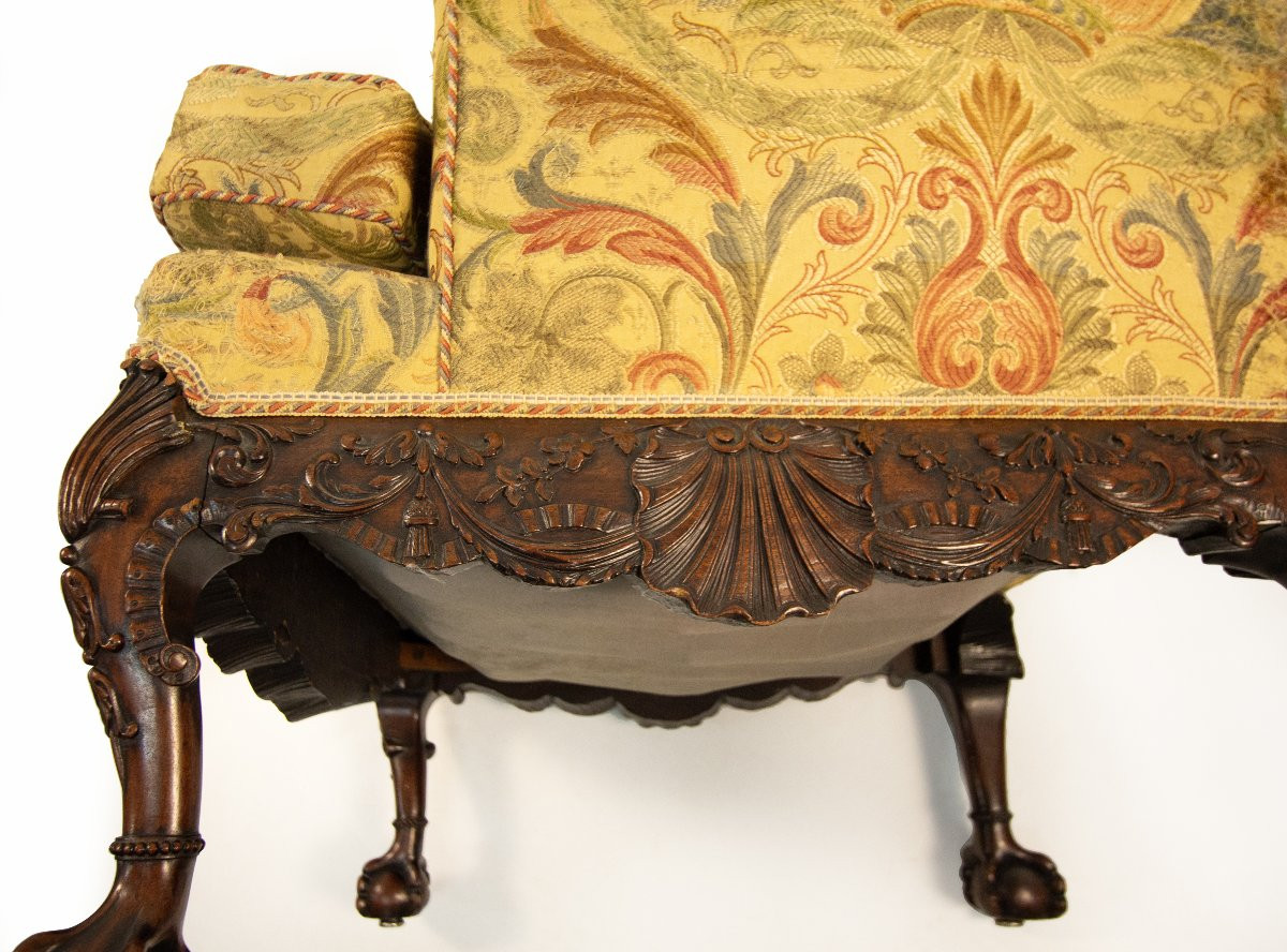 Poltrona in mogano, Inghilterra, XIX secolo-photo-2