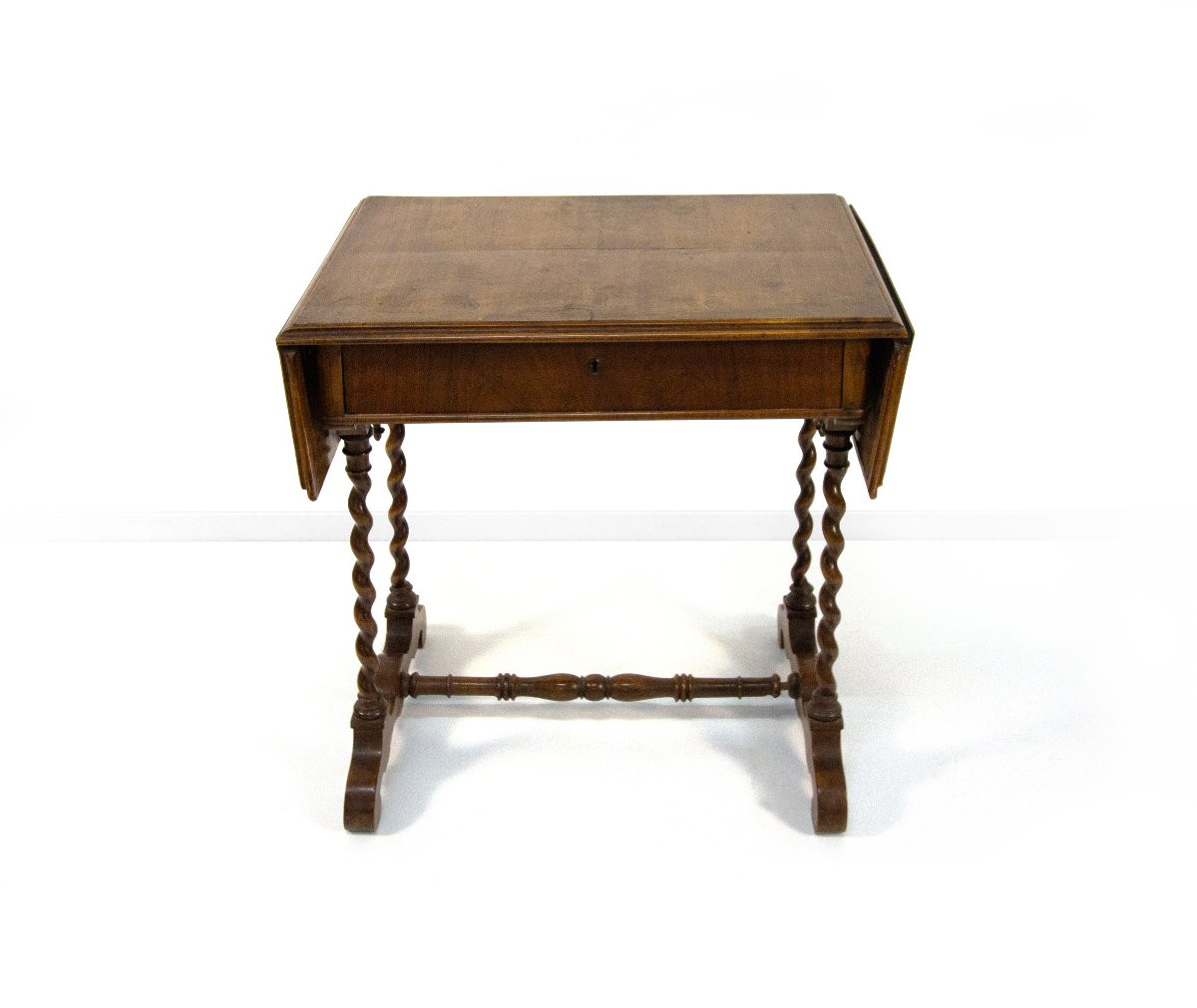 Piccolo scrittoio ad alette in mogano, XIX secolo-photo-2