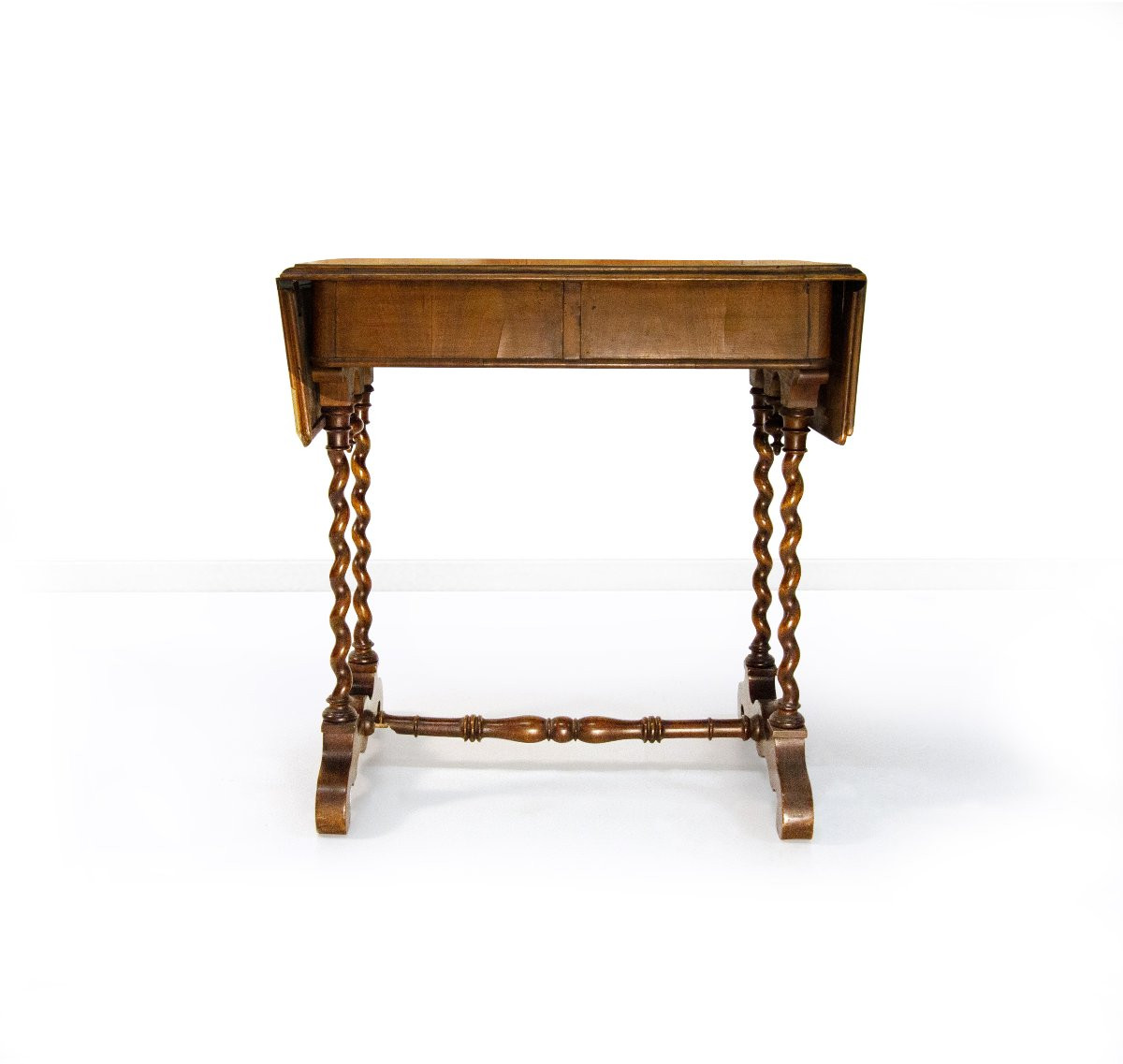 Piccolo scrittoio ad alette in mogano, XIX secolo-photo-2