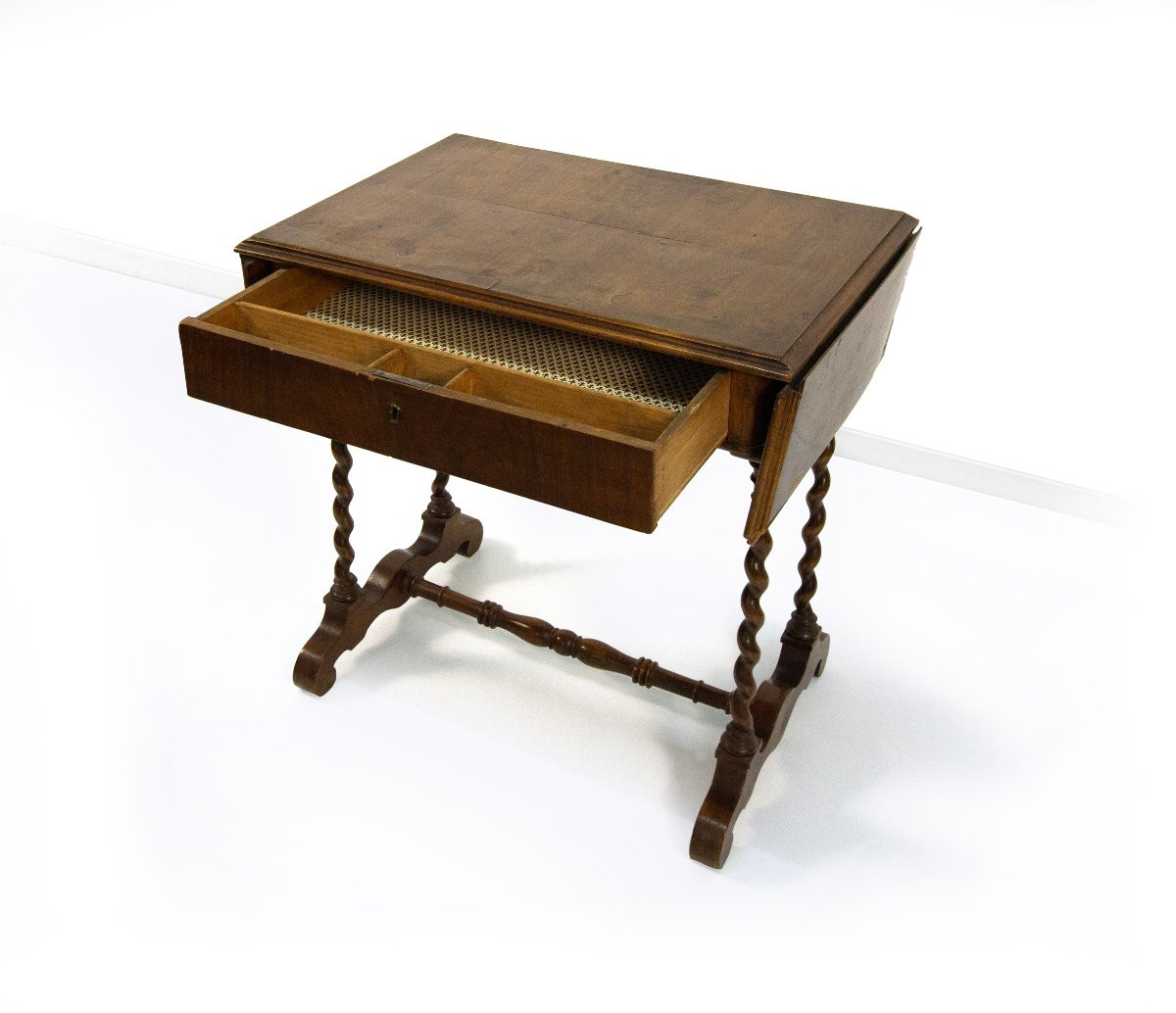 Piccolo scrittoio ad alette in mogano, XIX secolo-photo-7