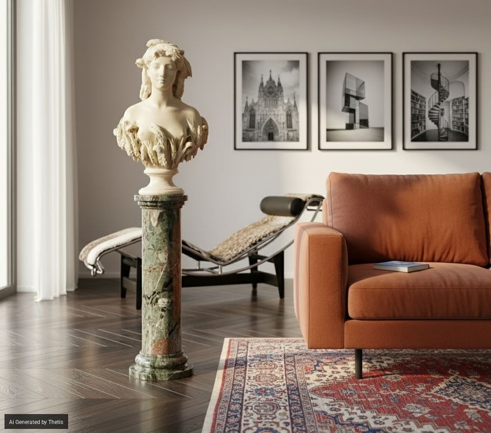 Antonio Bottinelli (Viggiù, 1827 - Milano, 1898)  "Allegoria dell'estate", 1868 circa-photo-4