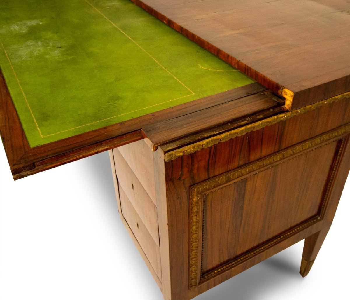 Scrivania lastronata in palissandro, inizi del XIX secolo-photo-4