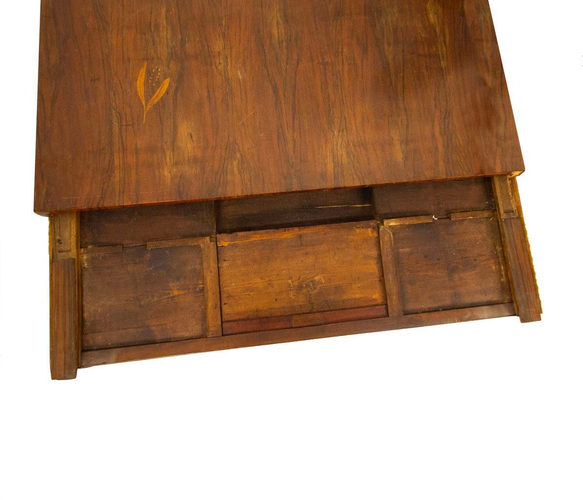 Scrivania lastronata in palissandro, inizi del XIX secolo-photo-7