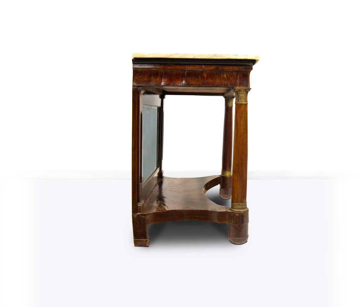 Console in noce, inizi XIX secolo-photo-4