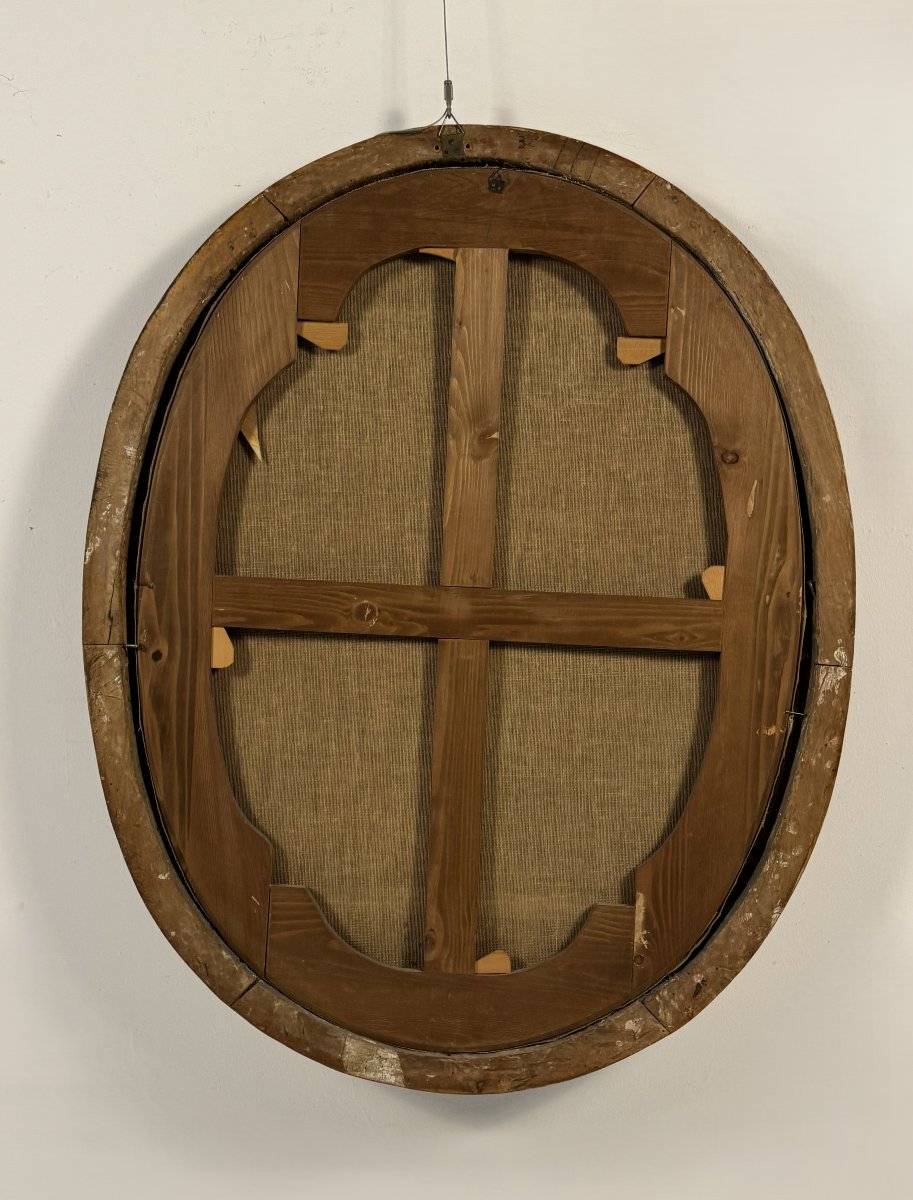 Anonimo del XVIII secolo  "Natura morta con angurie e fiori"-photo-2