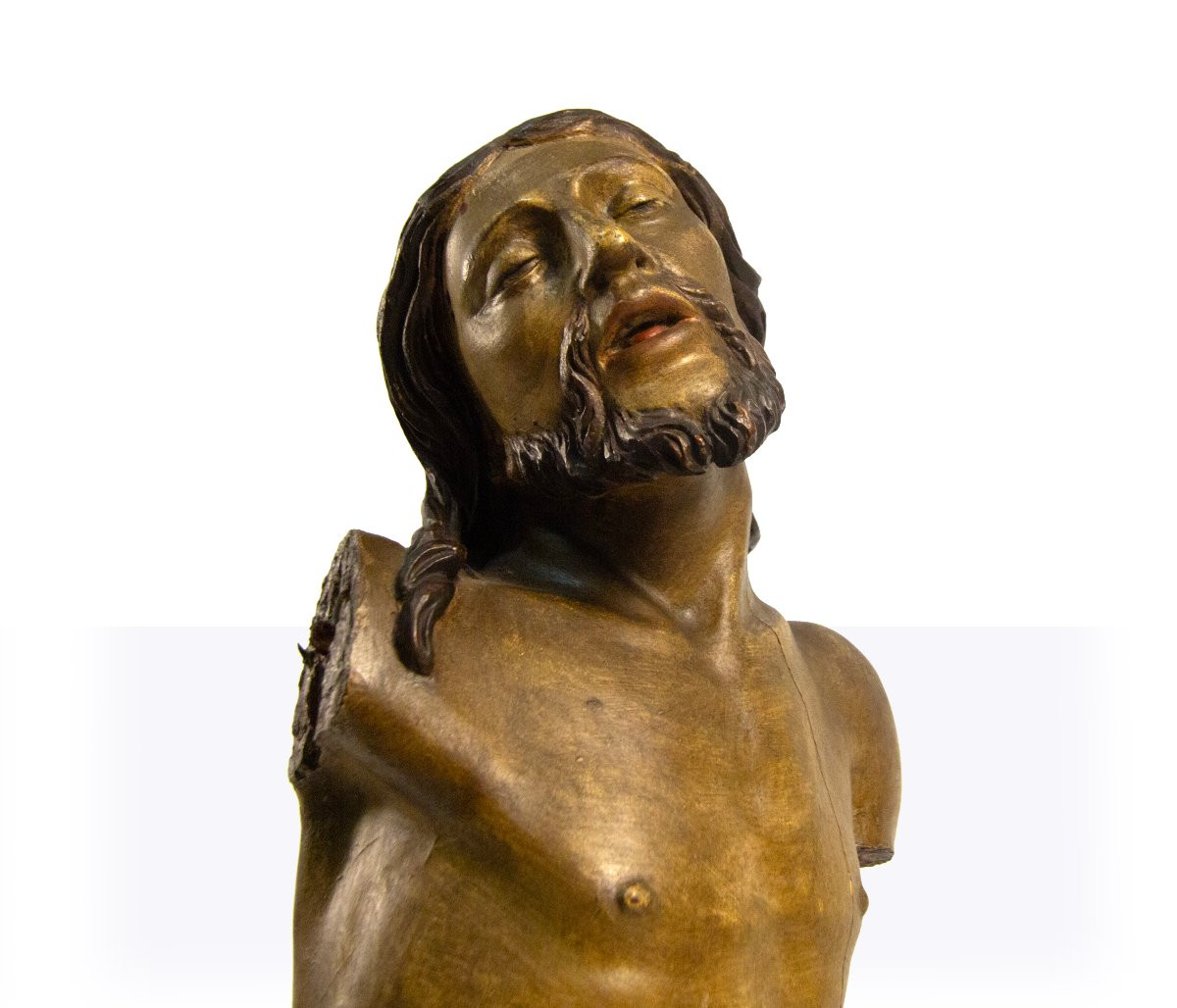 Scultura in legno policroma, XVIII secolo-photo-4