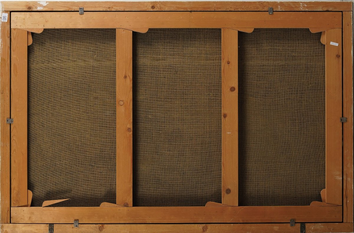 Paul Brill - ambito di,  "Paesaggio fluviale con viandanti"-photo-2